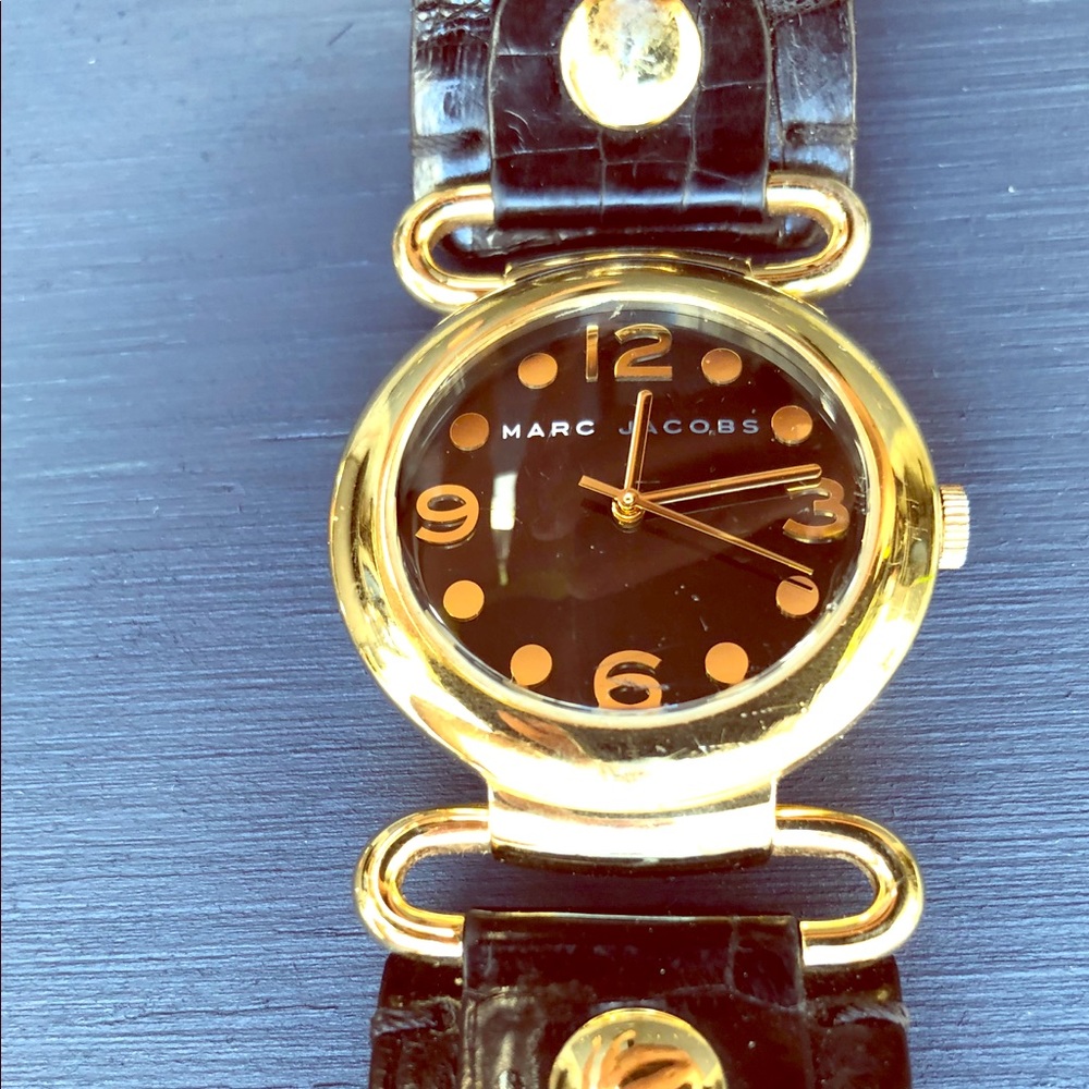 Marc Jacobs Alligator Strap Watch